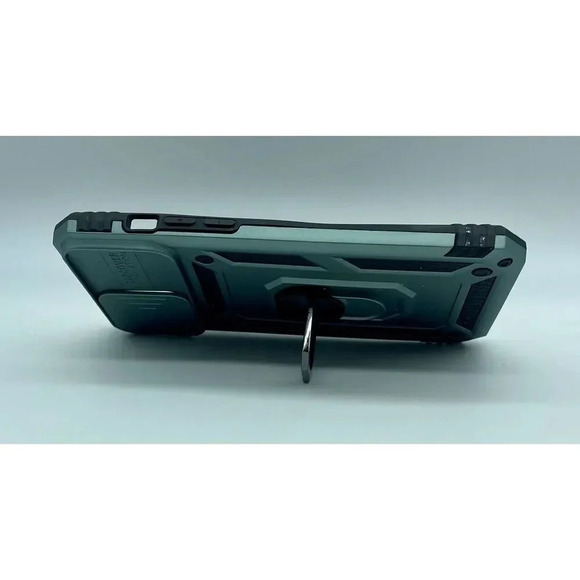 Hybrid Hard Case With Camera Lens Cover & Kickstand For iPhone 13 Pro Max 6.7” - Picture 7 of 8